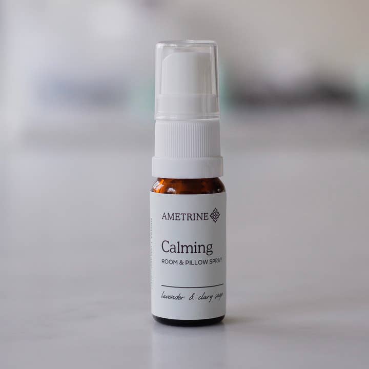 Mini Calming Room & Linen Spray for wholesale by Ametrine Skin