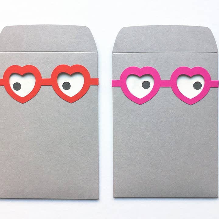The Villa Envelope and its Heart Glasses for wholesale by cut&make