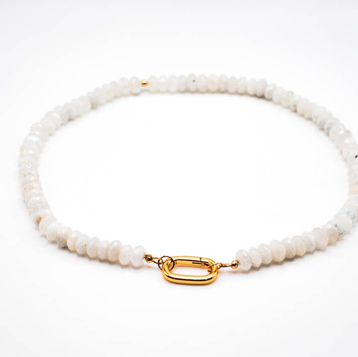Moonstone Radiance Necklace for wholesale by Ripple | Reiki Infused Jewelry