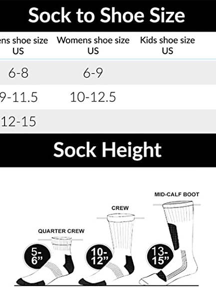 VINCO GROUP - Wholesale Socks - Unisex - Thermal Socks - Heavy Duty Tube insulated socks Ultra Warm Thick Boot Socks Fit For Men's.7