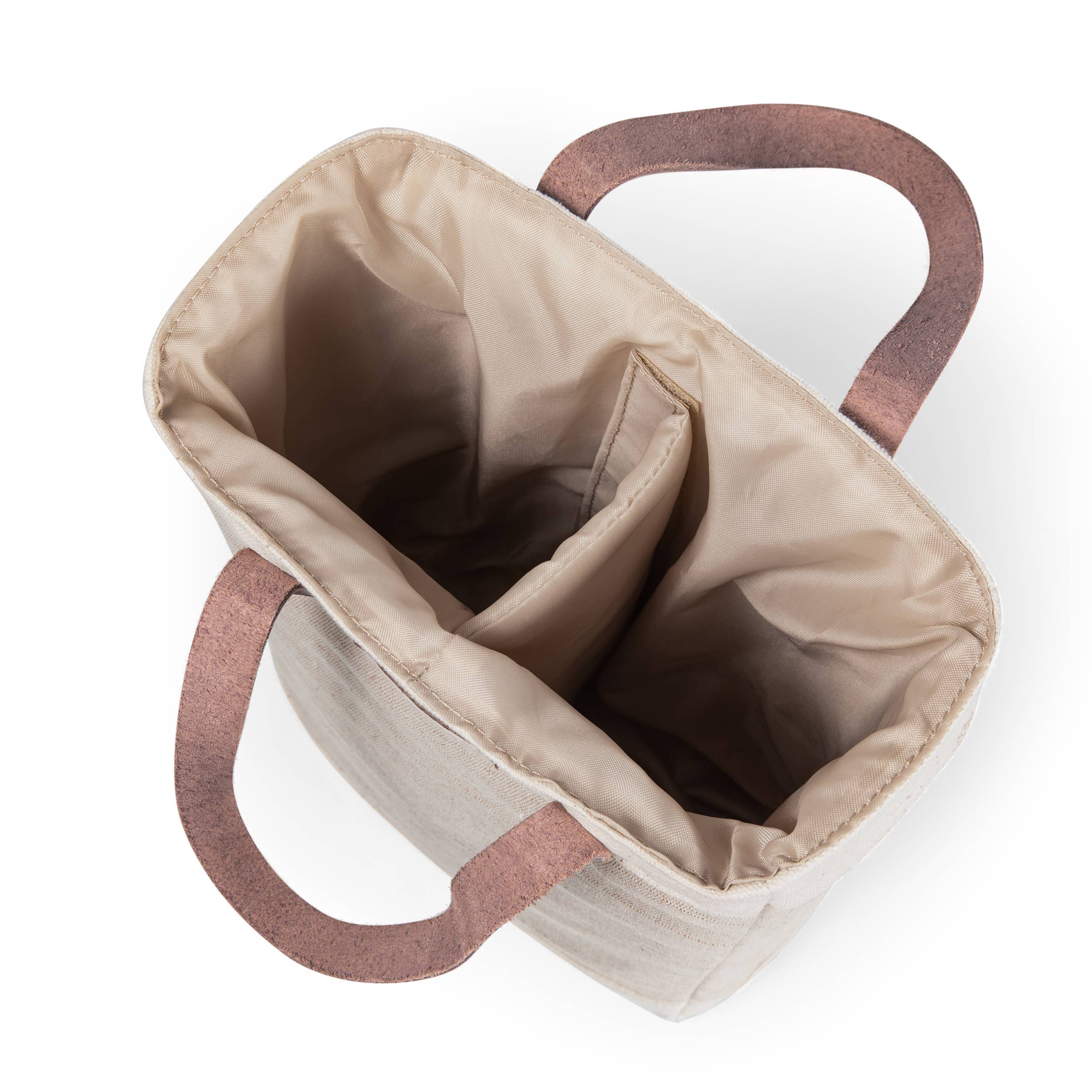 Beige Pinot - Jute 2 Bottle Insulated Wine Bag for wholesale on Faire14