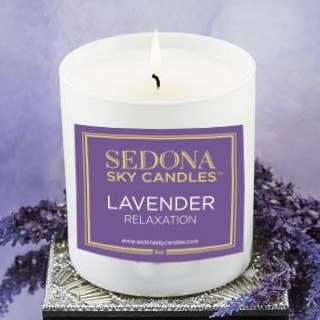 Lavendel ontspanningskaars voor wholesale door Harmonie Home & Body