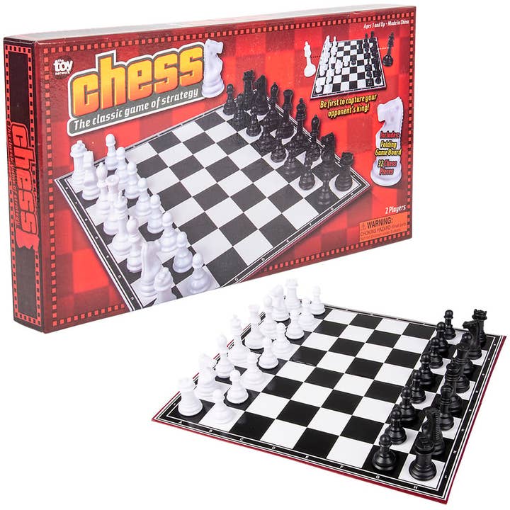 14" CHESS SET LLB kids toys for wholesale by La Luna Bella - Toys