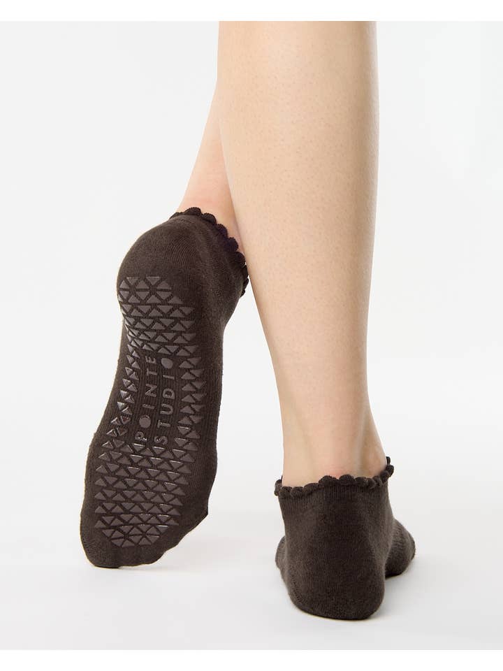 Pointe Studio - Wholesale Socks - Women's - Women's Love Full Foot Grip Sock– No Slip Cotton Blend for Pilates & Barre5