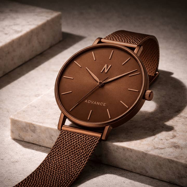 Advance Cocoa Quartz, 36MM for wholesale by NCMPRBL