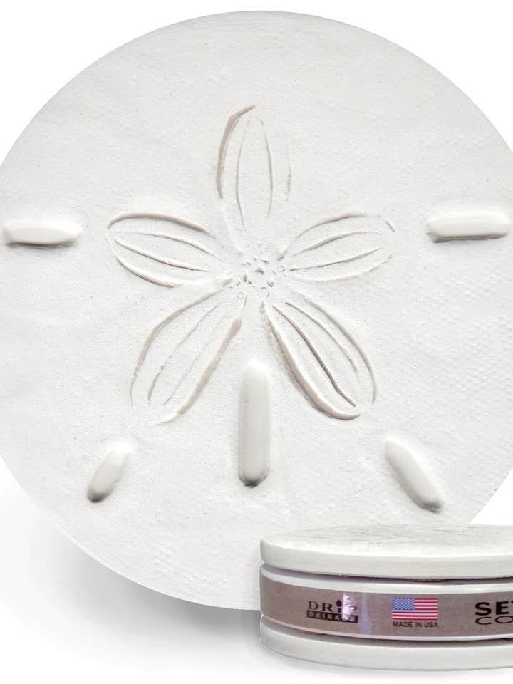 Sand Dollar Drink Coasters for wholesale by McCarter Coasters