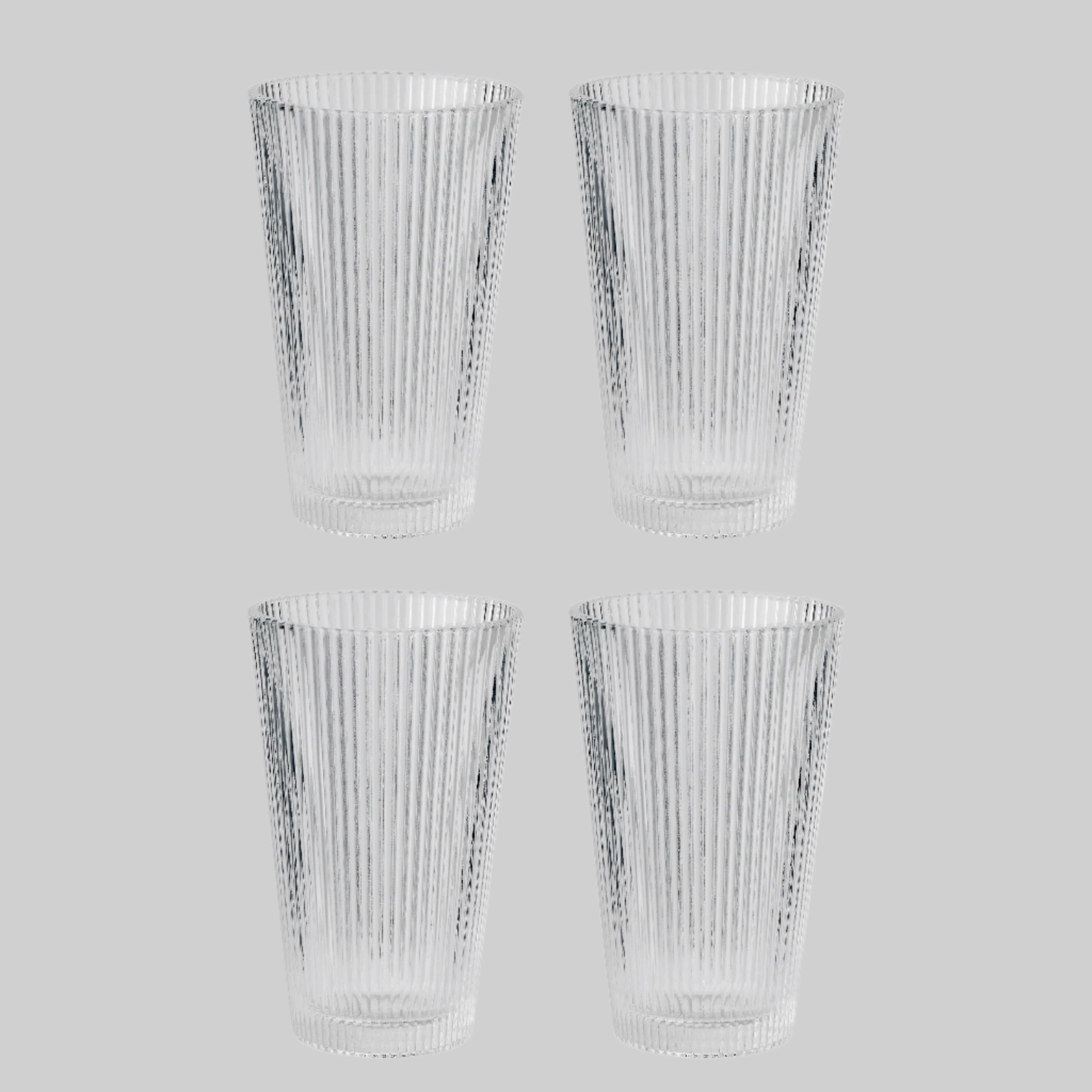 Studio Nordhaven - Wholesale Drinking Glass/Cup - Pilastro large drinking glasses, set of 41