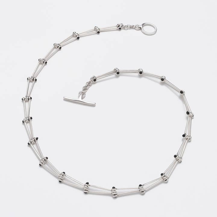 Triangle Necklace Silver for wholesale by C.KARAKALPAKI