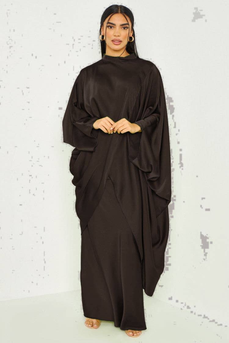 De La Creme Fashions – Conjunto de top e saia - Mulher por atacado – Conjunto feminino Abaya com saia - SURAYYA8