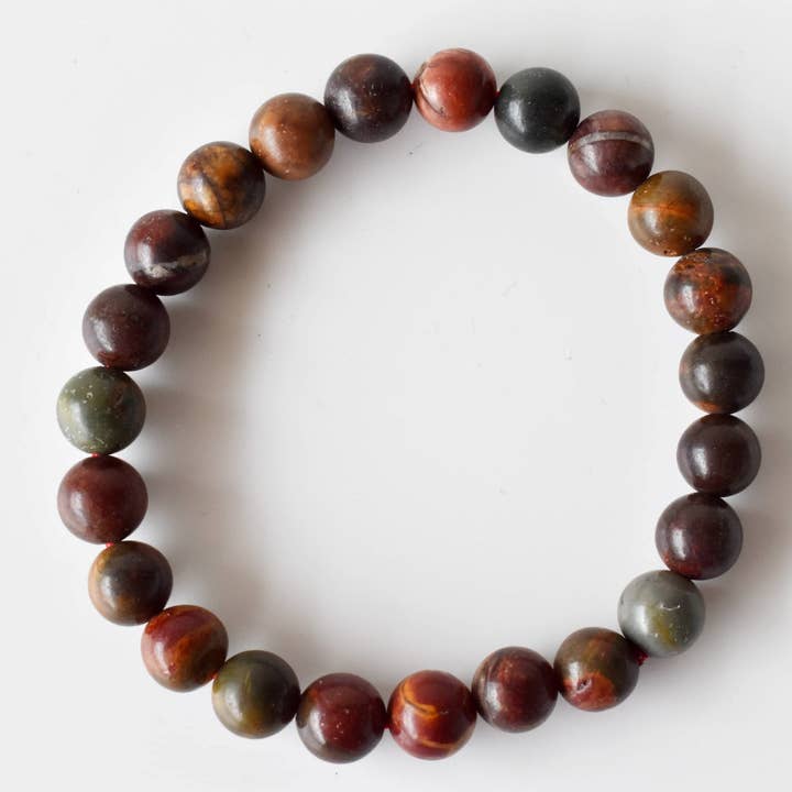 Healing Bracelet | Multi Picasso Jasper | Gemstone Bracelet for wholesale by Soothing Crystals