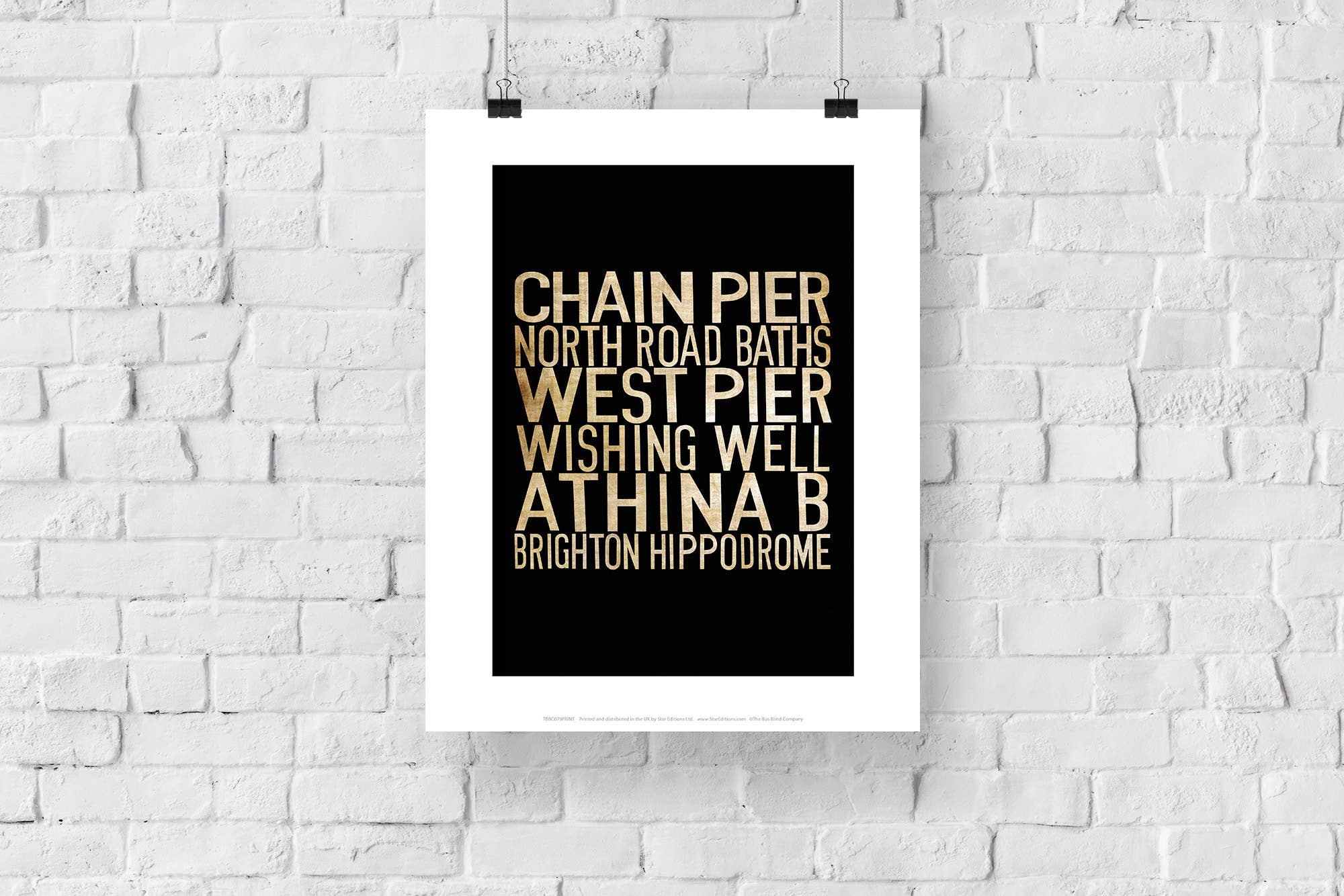 Star Editions – wholesale Art print – Brighton Hippodrome Art Print2