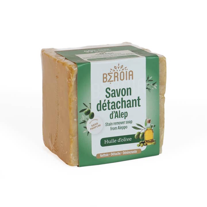 Aleppo stain remover soap with olive oil for wholesale by Beroia