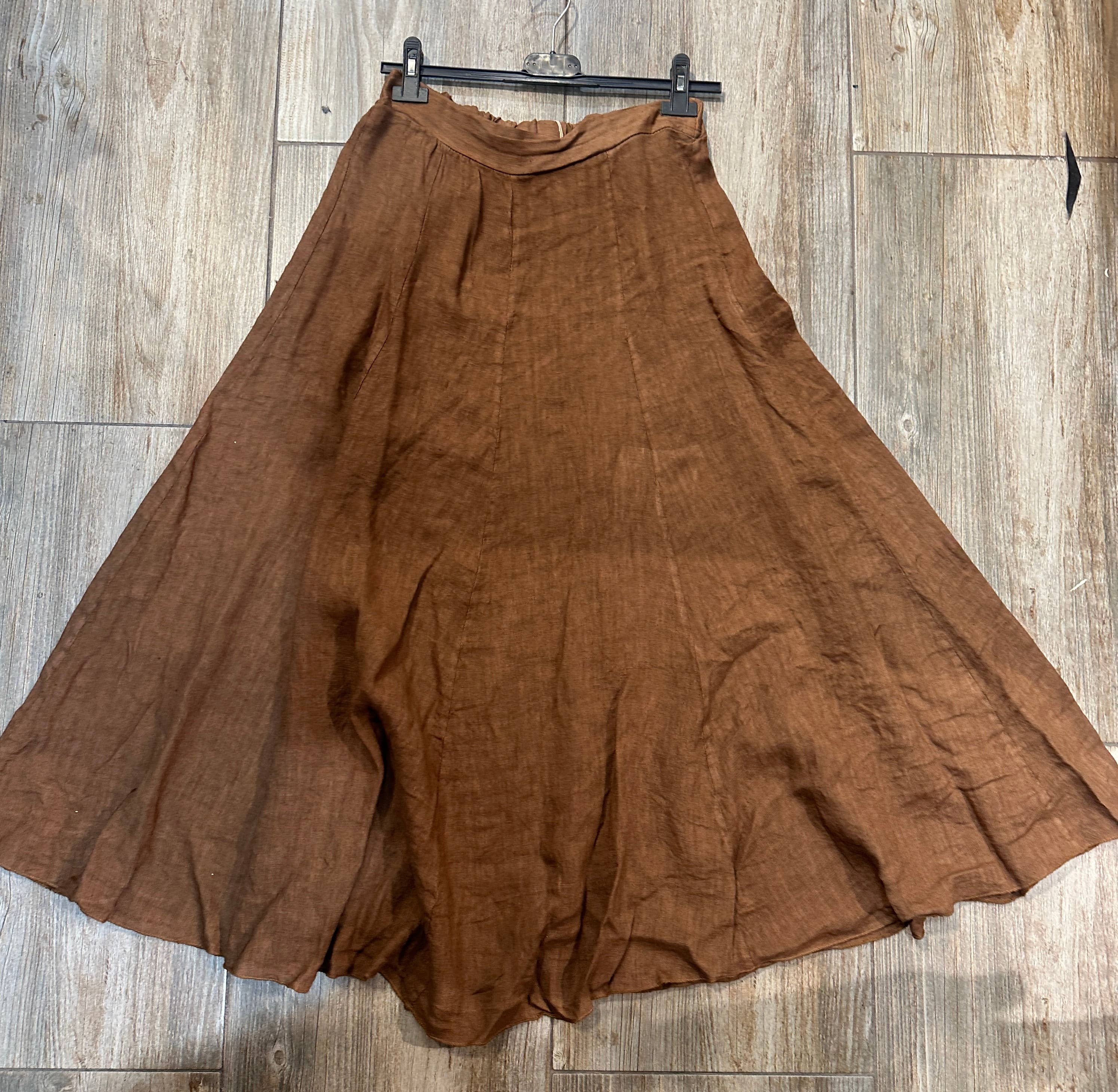 LÉA & LUC - Wholesale Skirt - Women's - 100% Linen Skirt REF.830411