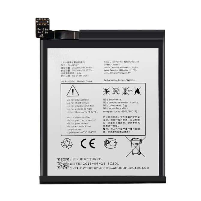 Repuestos Infotec - Wholesale Portable Charger - Battery For Alcatel Alcatel 3C / 5026D/ 3V / 5099D TLP029C70