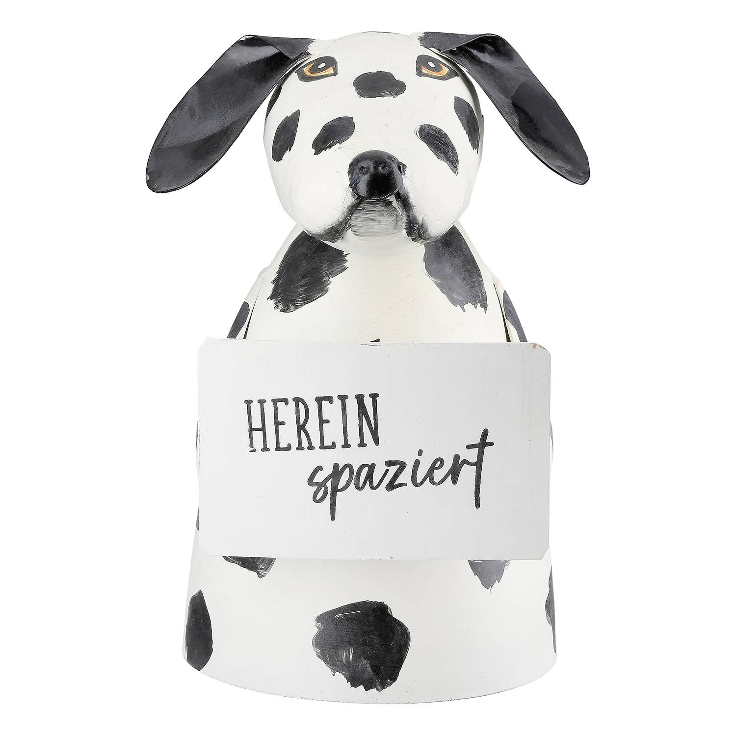 brown cream 2-way assorted dog fence figure, h. 18 cm for wholesale on Faire3