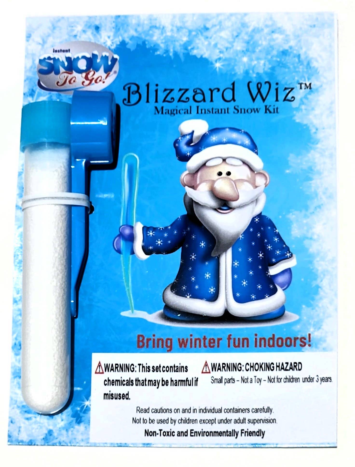 Snow To Go! Instant Snow - Wholesale DIY Craft Kit - Kids - Wholesale Instant Snow Blizzard Wiz Kit - Made in the USA