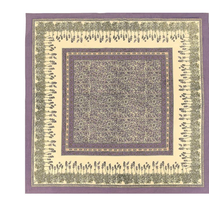 Couleur Nature – wholesale Tablecloth – Lavender Purple | French Tablecloth