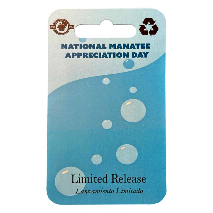 Pin Hive LLC - Wholesale Lapel Pin/Button - National Manatee Appreciation Day Enamel Pin4