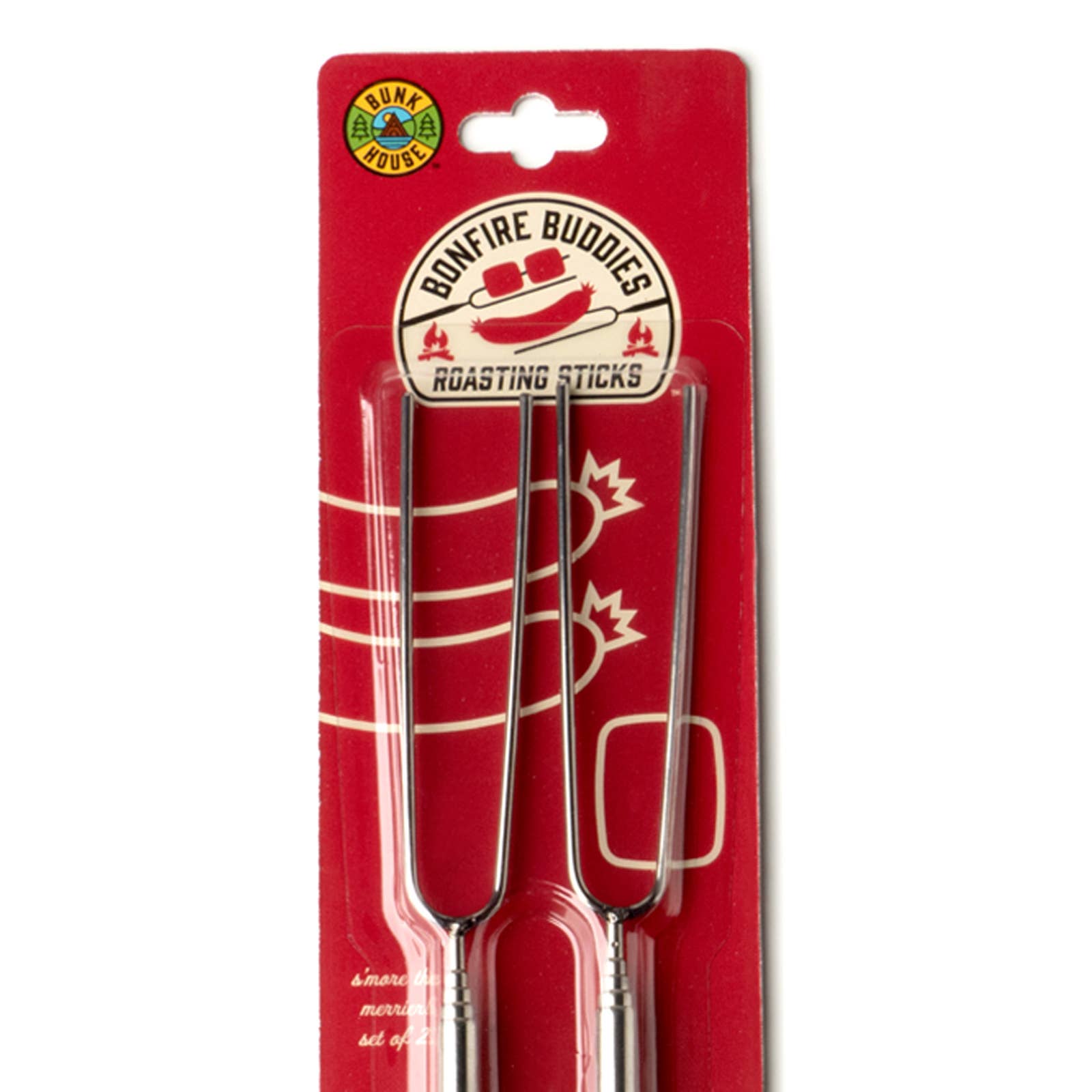 DM Merchandising - Wholesale Roasting stick - Bunk House Bonfire Buddies 2-Pack Roasting Sticks4