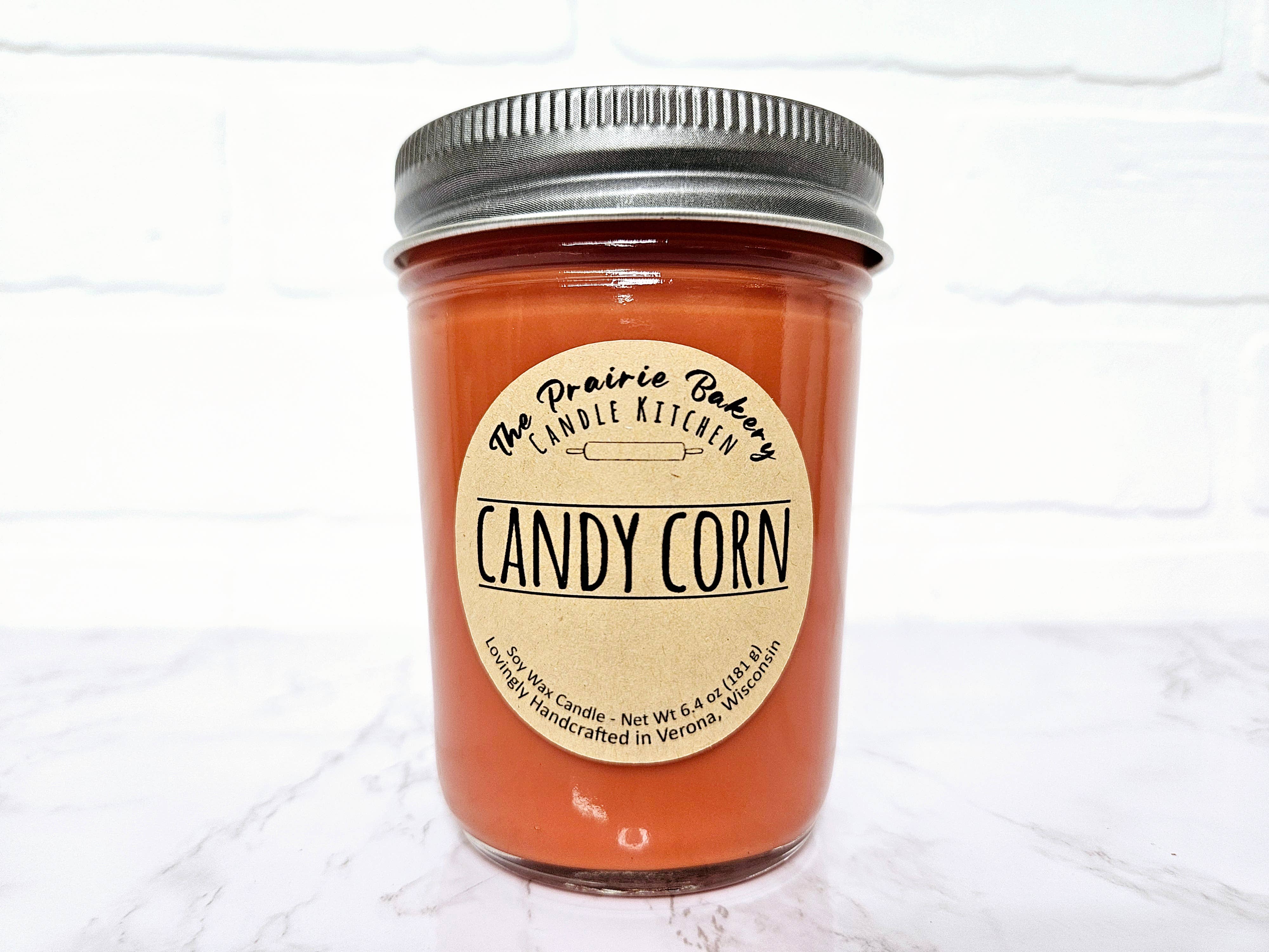 The Prairie Bakery Candle Kitchen LLC - Wholesale Jar/Filled Candle - Candy Corn | Fall Sweet Sugar Candy Scented Soy Wax Candle0