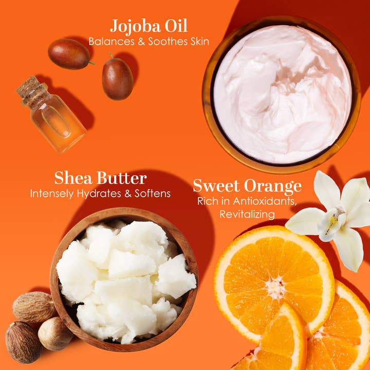Better Shea Butter - Wholesale Body Balm/Butter - Sweet Orange Body Butter with Shea Butter and Essential Oils3