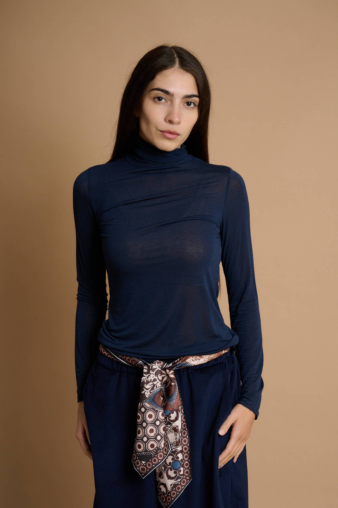 AMELÉ - Wholesale Knit Top - Women's - Turtleneck cashmere sweater9