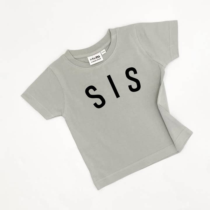 Sis Child Tee - Black Design for wholesale by Merce and Company
