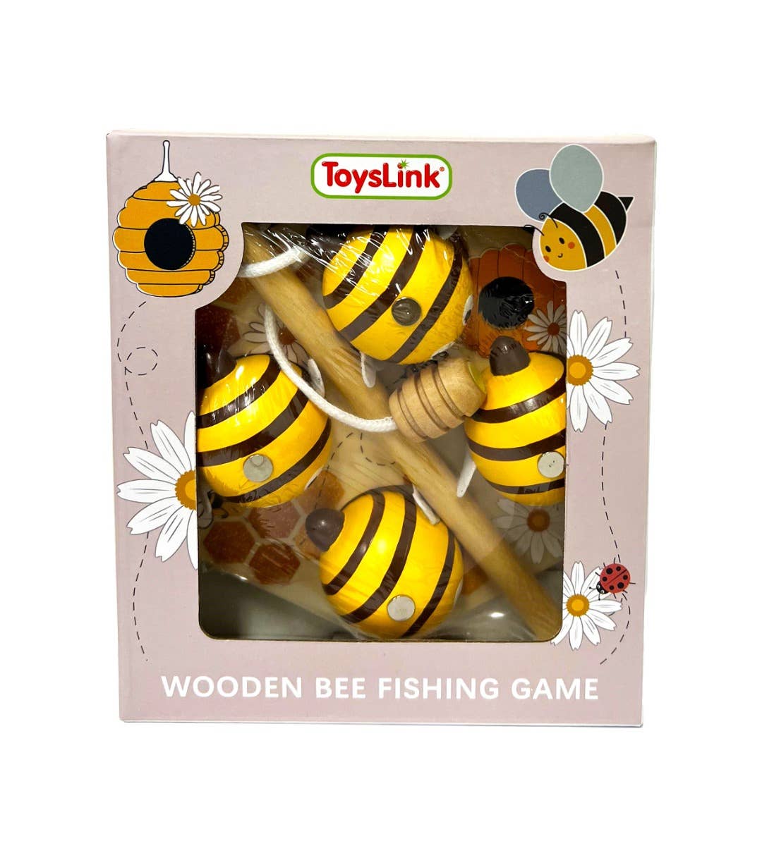 ToysLink - Wholesale Wood Toy - Kids - Wooden Bee Fishing Game2