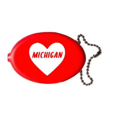 Portamonete Michigan Heart per la vendita all'ingrosso da parte di City Bird