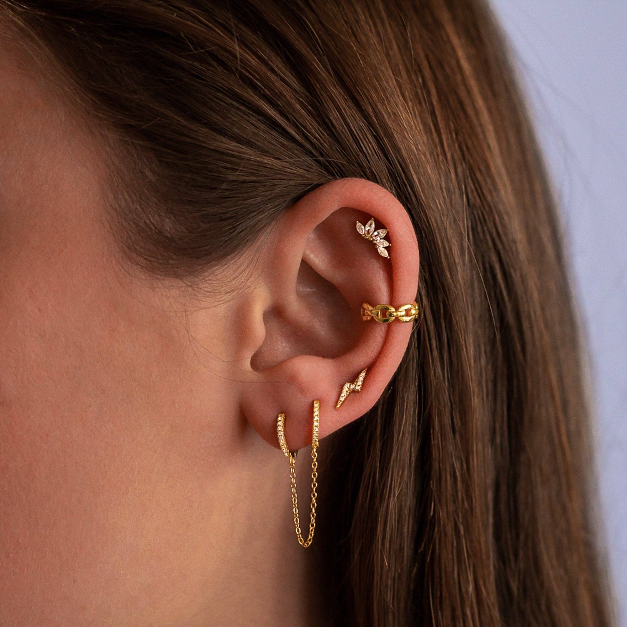 Pohesia – wholesale Single earring – VERSAILLES PIERCING1