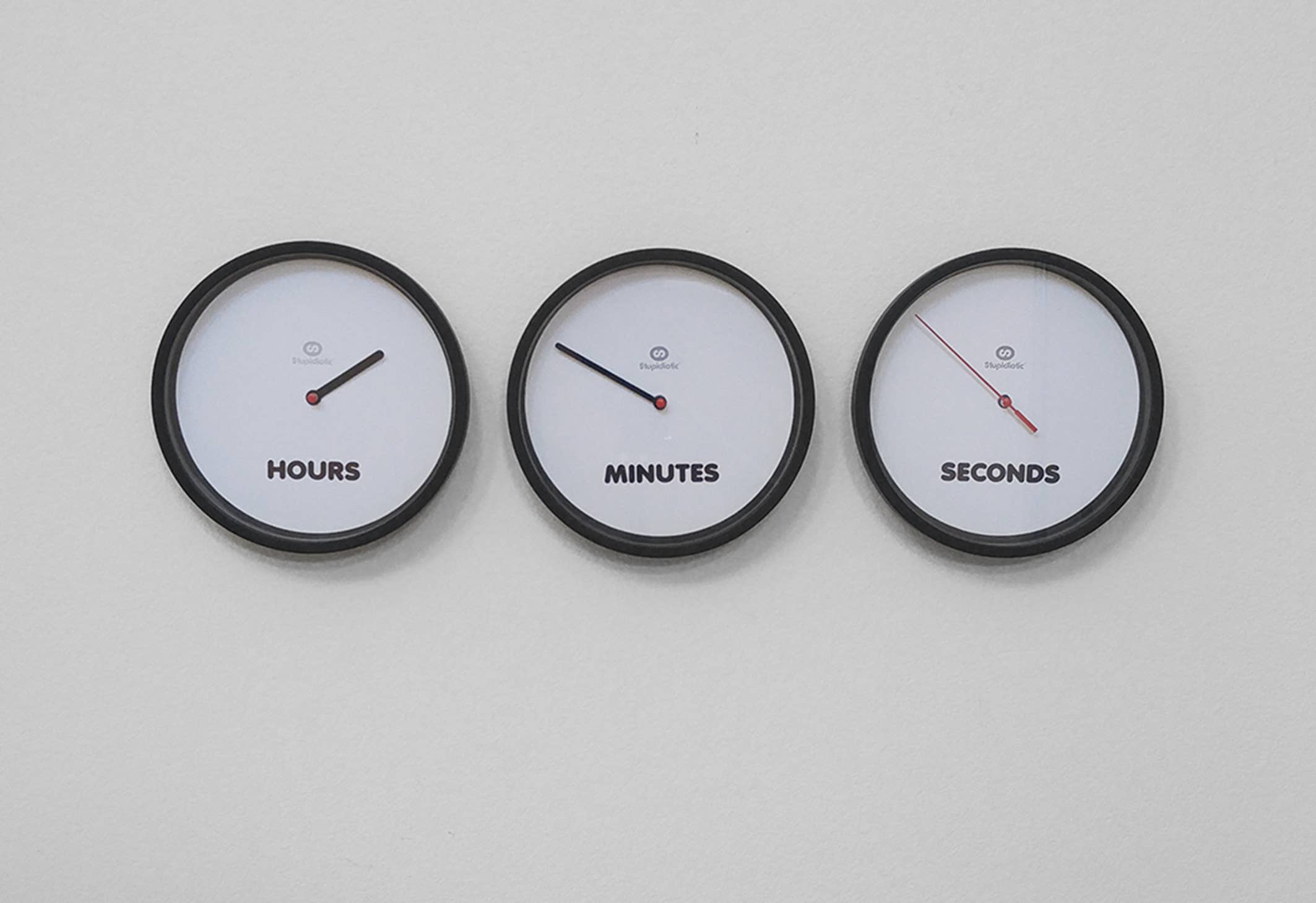 Stupidiotic - Wholesale Wall Clock - Three Times1