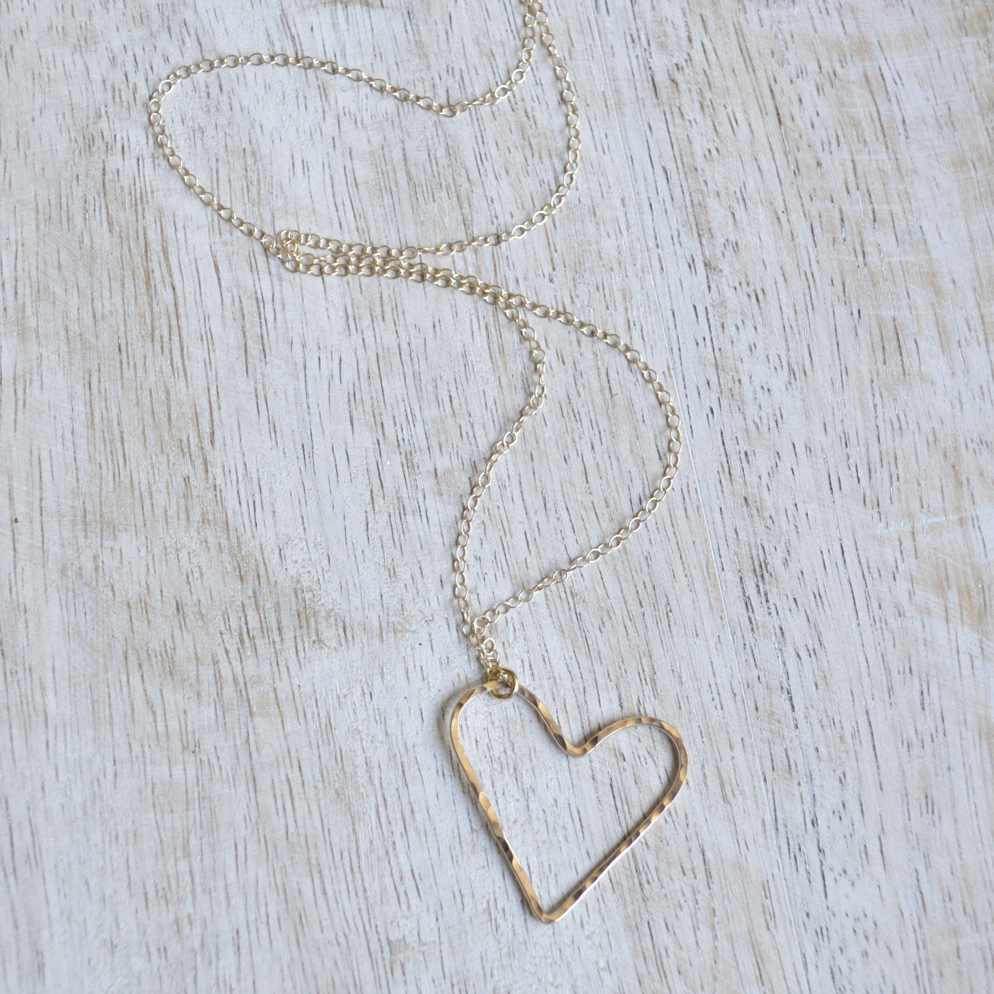 Salty But Sweet - Wholesale Pendant/Charm Necklace - Floating Heart Necklace3
