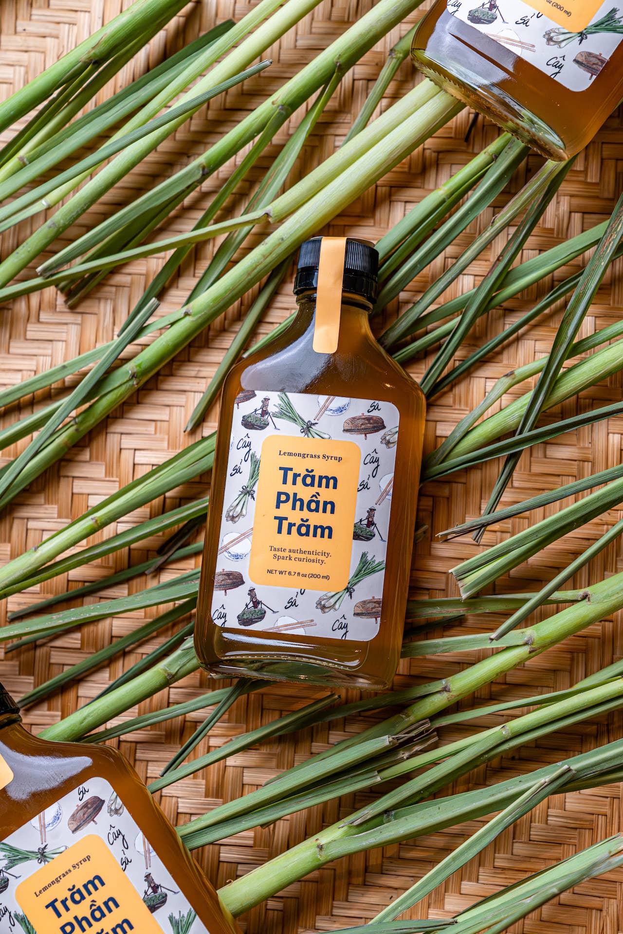 Tram Phan Tram – Mistura de coquetel/xarope por atacado – Xarope de erva-cidreira1