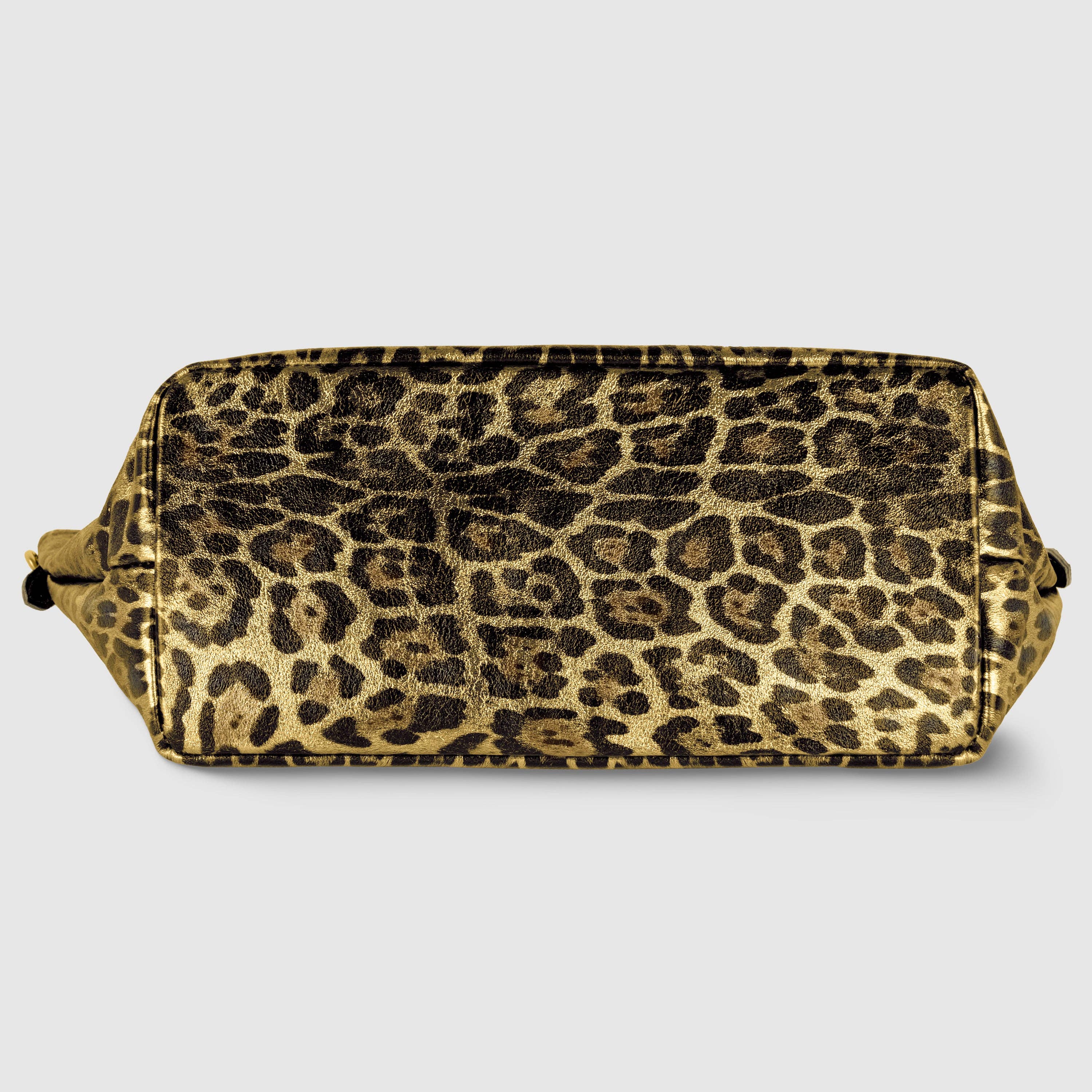 TAKEASY - Vendita all'ingrosso Borsa con manico - Donna - Borsa a Mano in Pelle Scamosciata Metallica Leopardata12