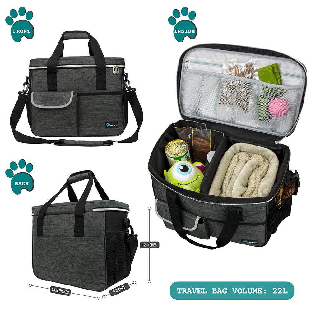 PetAmi - Vendita all'ingrosso Trasportino - Cani e gatti - Borsa Organizer Deluxe da Viaggio per Animali66