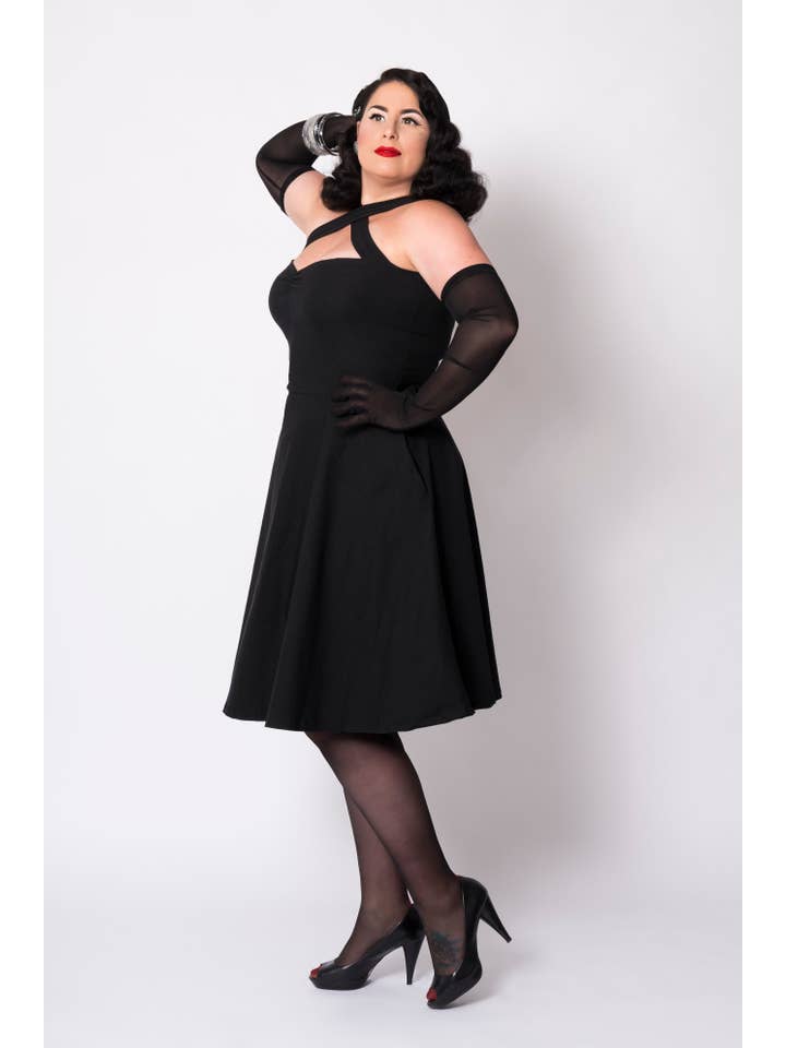 Putré-Fashion - Wholesale Dress - Women's - Vavavoom swing dress - Black1