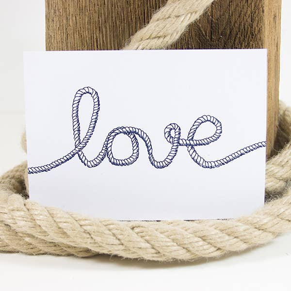 Postcard Love for wholesale by Bow & Hummingbird