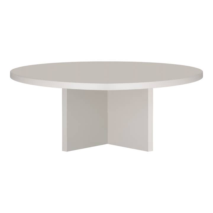 Really Nice Things - Wholesale Coffee Table - Round coffee table, 3cm taupe tabletop, 100cm4
