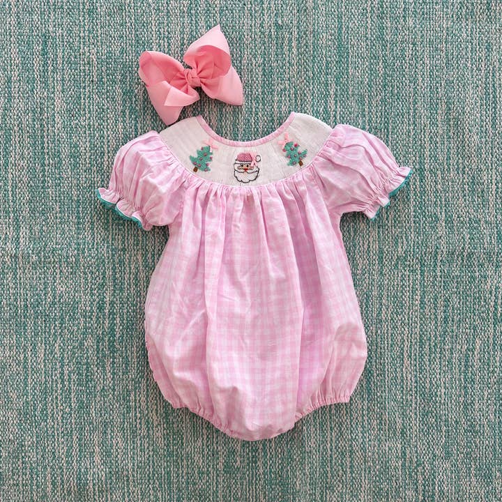 Seven Lantern Lane - Wholesale Bodysuit (non-footed) – Baby - Smocked Christmas Bubble6