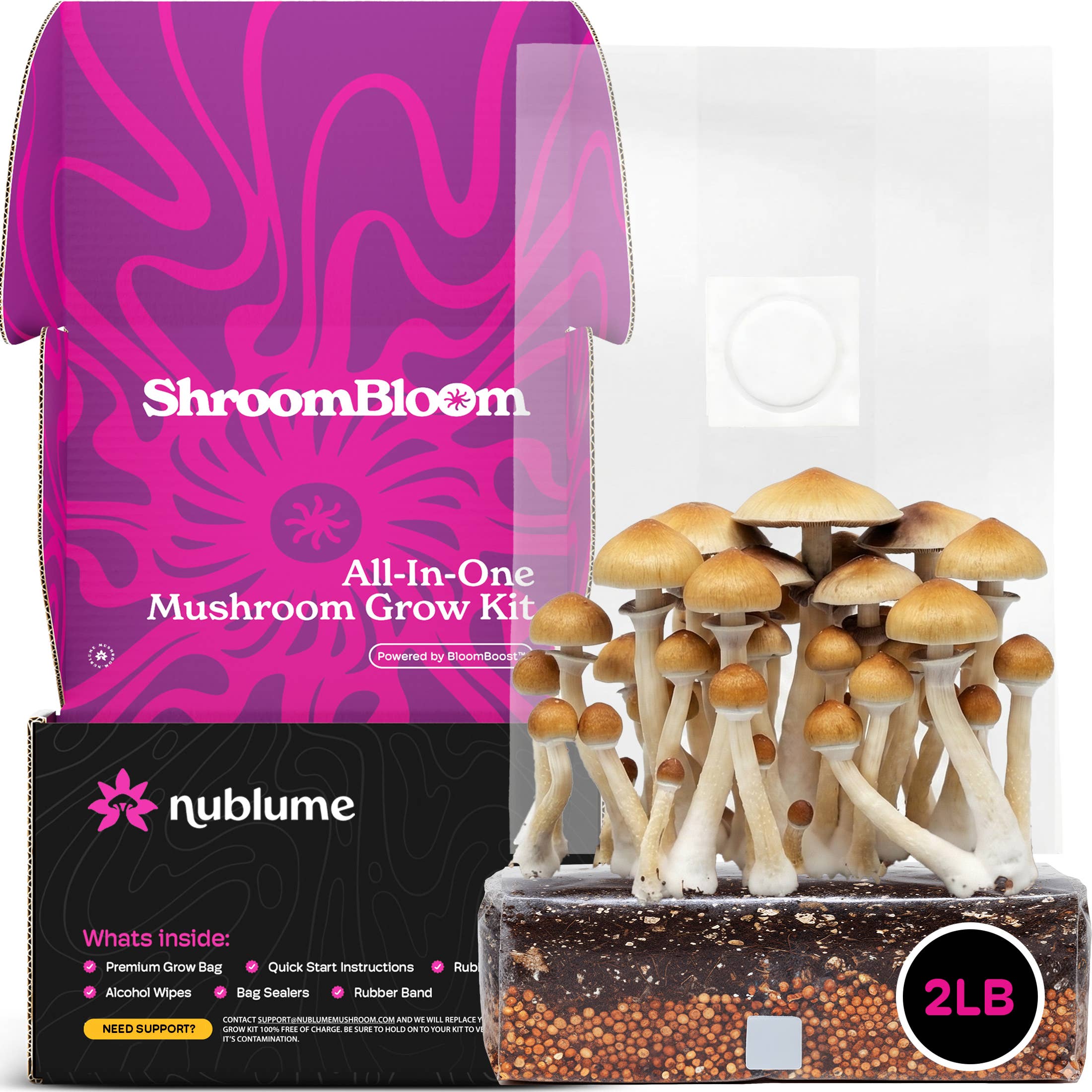 Nublume Mushroom - Wholesale Planter Box - All-In-One Mushroom Grow Kit – Perfect for First-Time Grower0