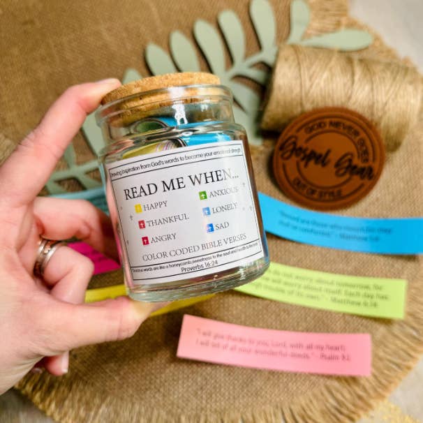 Read Me When Bible Verse Scripture Jar and other Purchase Wholesale decorative home accessories. Free Returns & Net 60 Terms on Faire trending on Faire.