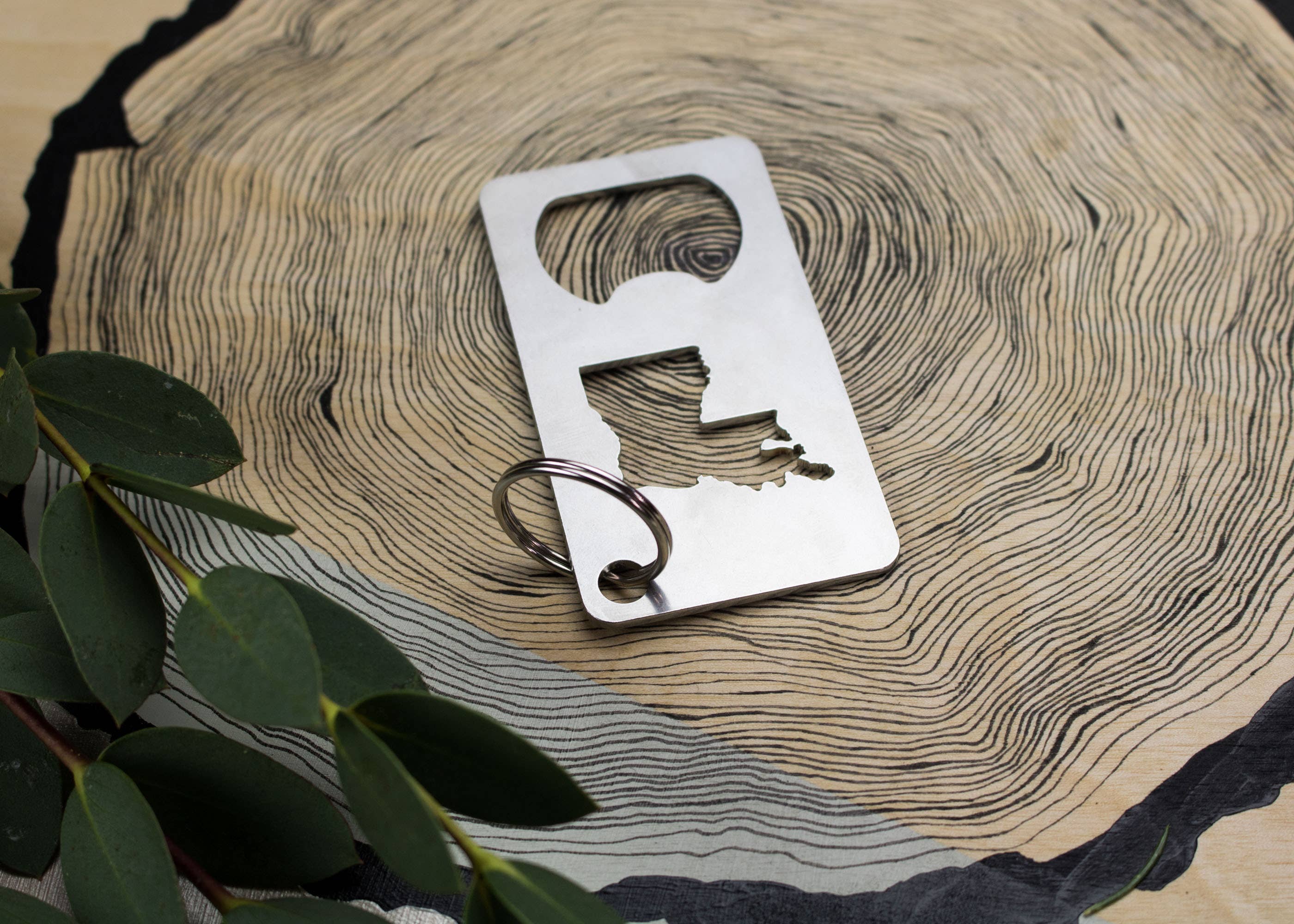 Iron Maid Art - Wholesale Bottle/Wine Opener - Louisiana State Stainless Steel Beer Bottle Opener Gift4