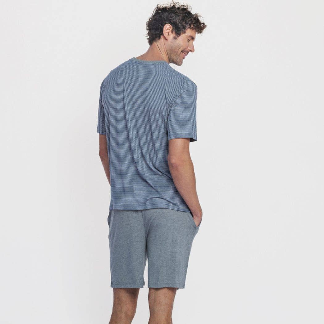 ZD Zero Defects - Wholesale Pyjamaset - Heren - Modal zomerse herenpyjama set Zeus grijs1