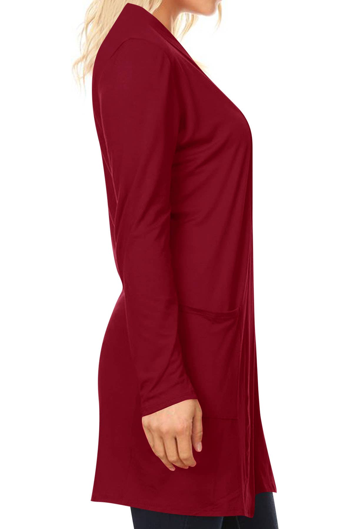 MOA COLLECTION - Wholesale Cardigan - Women's - Casual Solid Open Front Basic Cardigan Jacket15