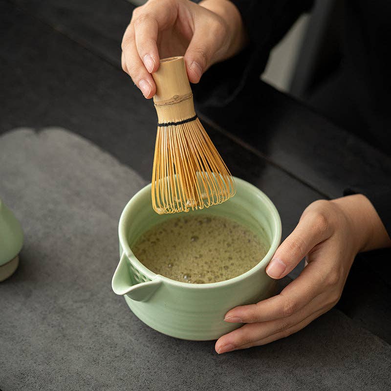 Gohobi （We cover U.S. import duties） – Engroshandel Tesæt – Gohobi Farverigt Keramisk Matcha Sæt med Skål13