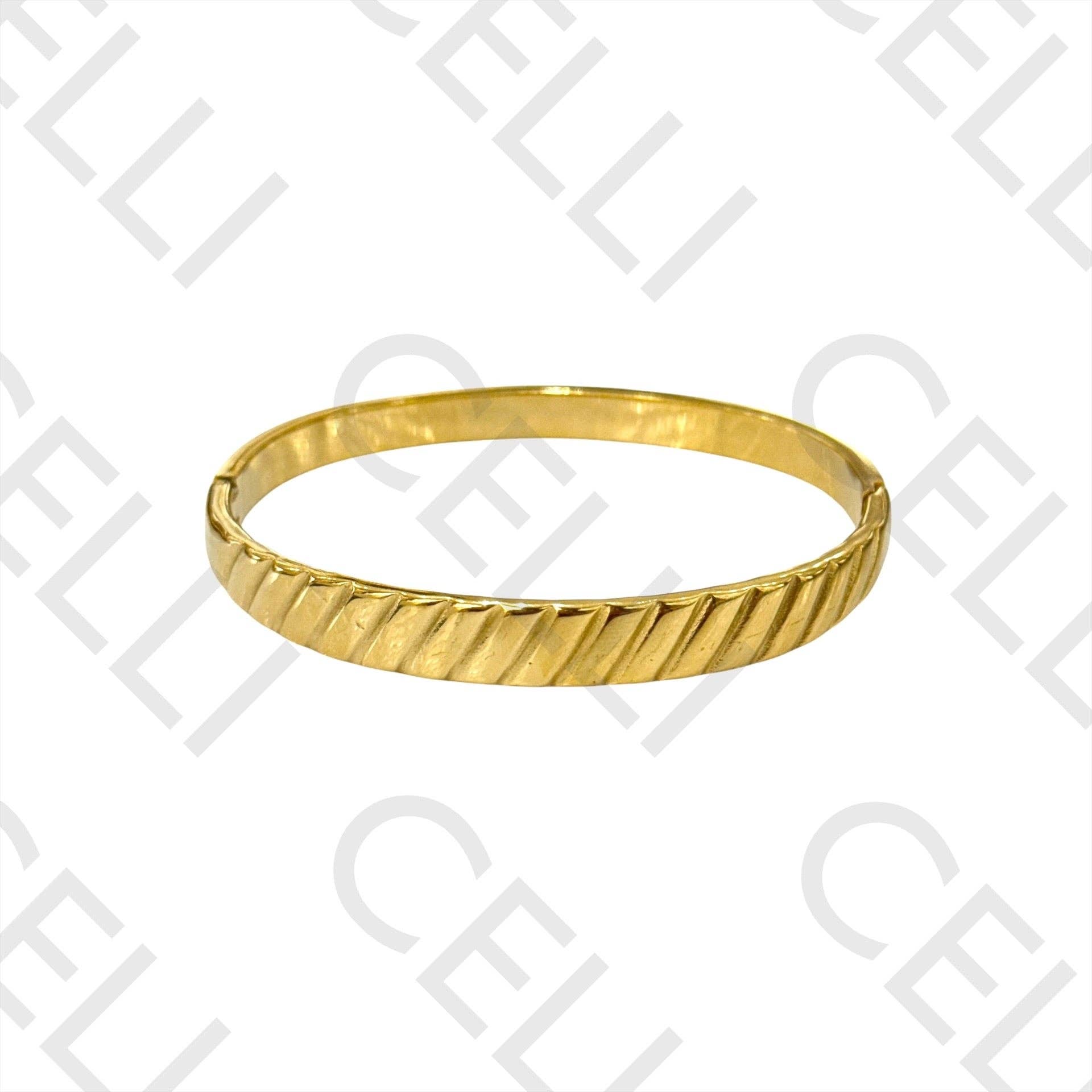 Celli Biju - Wholesale Cuff Bracelet - Steel Bracelet - crafted0