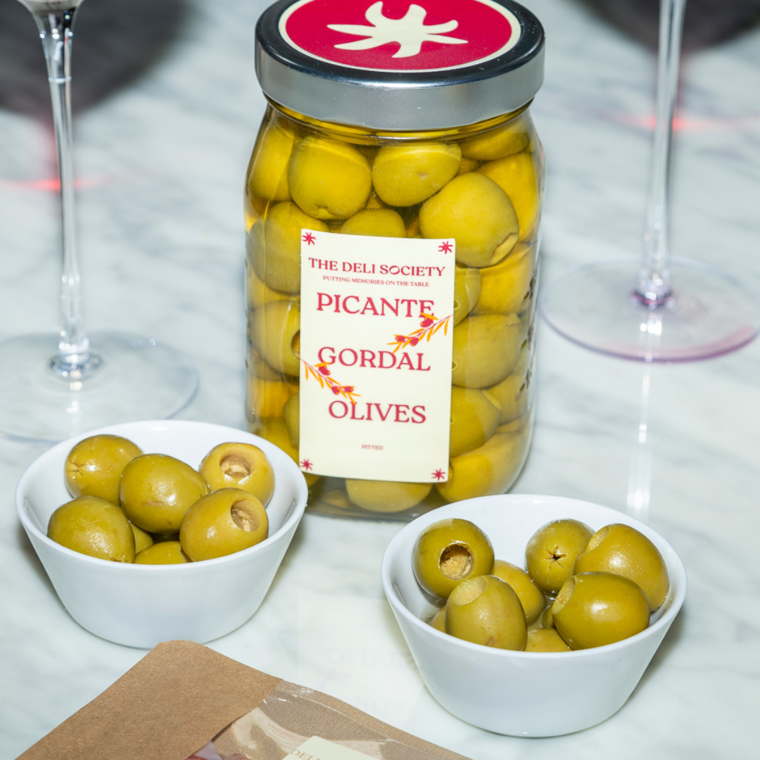 The Deli Society - Vente Olives - Olives Picante Gordal (dénoyautées) - 450 g, poids égoutté1