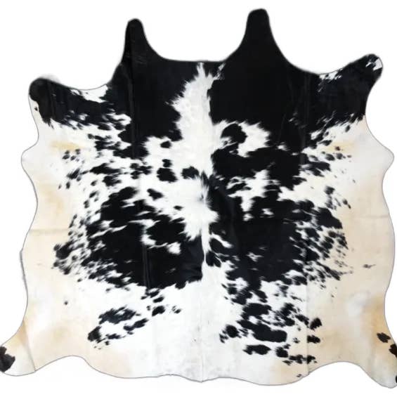 Tapis en peau de vache noir et blanc naturel Wildstone|Ventinots pour la vente par ventinots