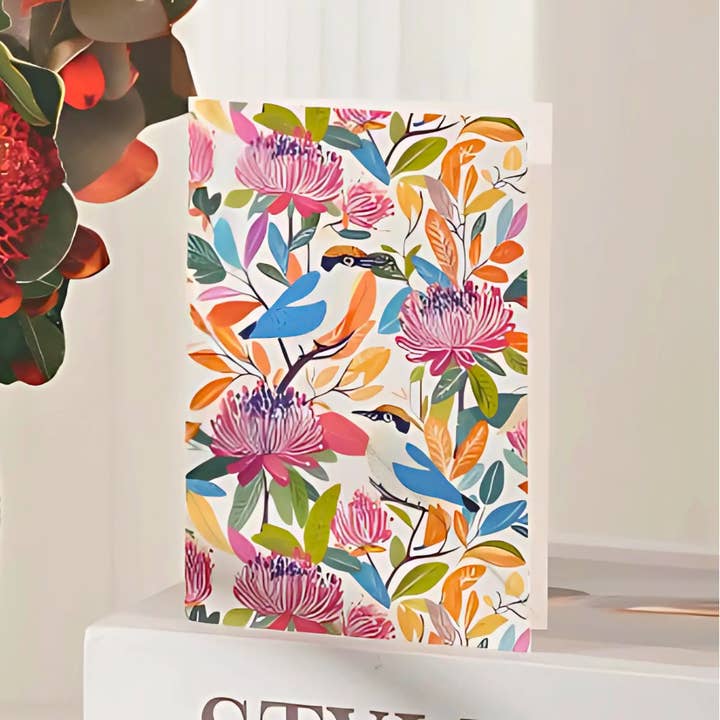 PetalPal - Wholesale Everyday Greeting Card - Illawarra Essence Pop-Up Bouquet