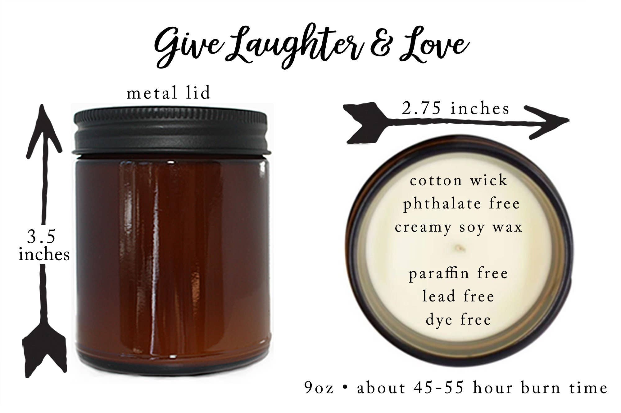 Give Laughter and Love - Wholesale Jar/Filled Candle - Mom is off duty, Go ask your Dad1